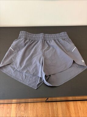 All In Motion Women’s Gray Athletic Running Shorts with Reflective Accents